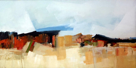 Village By The Sea - Contemporary Abstract Art by Shane Walts