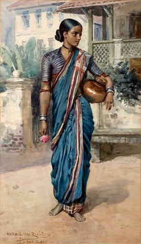Village Girl - Horase Van Ruith - Canvas Prints