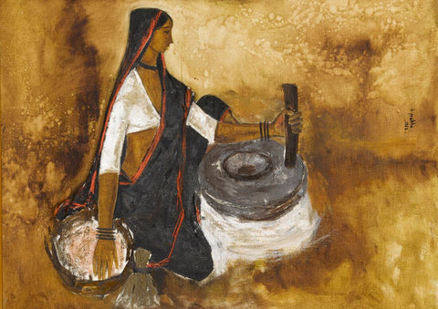 Village Woman by B. Prabha