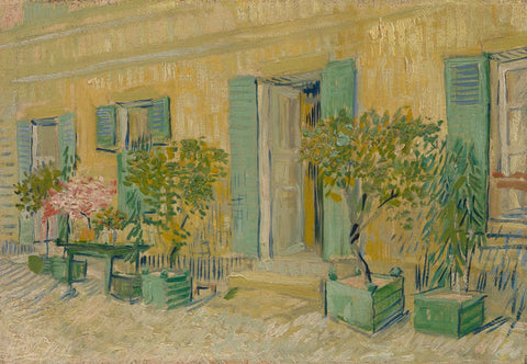 Exterior of a Restaurant in Asnières - Posters by Vincent Van Gogh