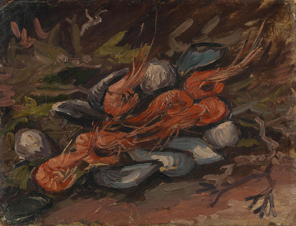 Prawns and Mussels - Framed Prints