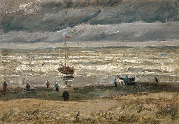 View of the Sea at Scheveningen - Canvas Prints
