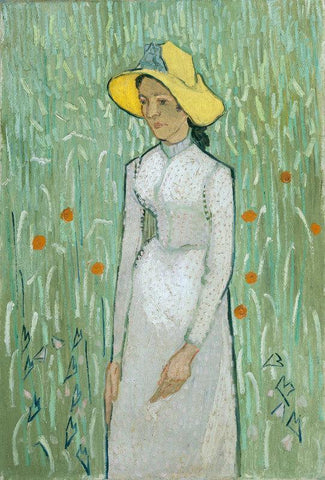 Girl In White - Large Art Prints by Vincent Van Gogh