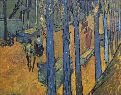 Les Alyscamps by Vincent Van Gogh