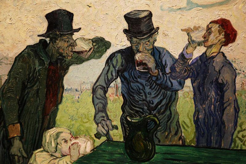 The Drinkers - Large Art Prints by Vincent Van Gogh