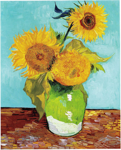 Vincent Van Gogh - Three Sunflowers - Large Art Prints by Vincent Van Gogh