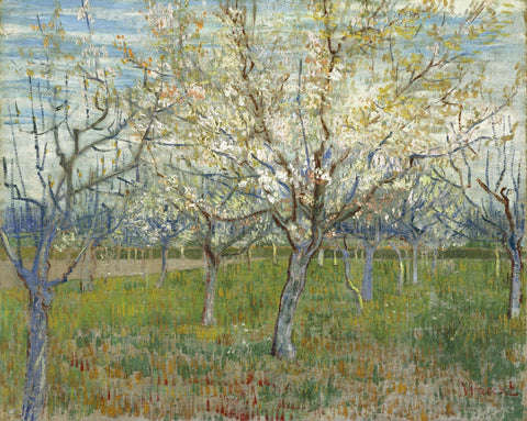 Vincent Van Gogh - de roze boomgaard - The Pink Orchard - Posters by Vincent Van Gogh