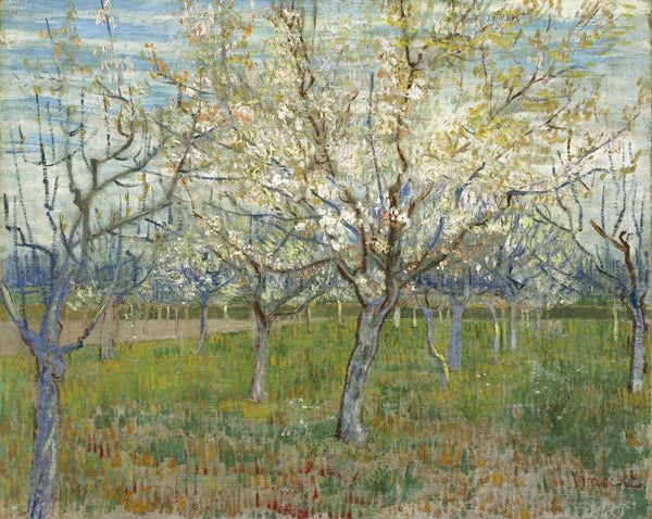 Vincent Van Gogh - de roze boomgaard - The Pink Orchard - Canvas Prints
