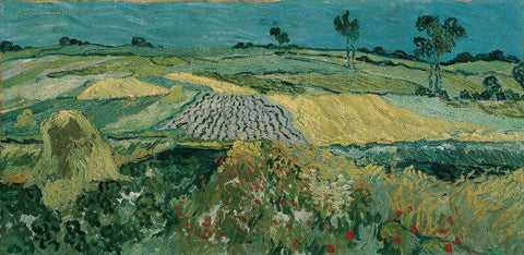 The Plain Of Auvers, 1890 - Large Art Prints by Vincent Van Gogh