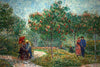 Vincent van Gogh - Couples In The Voyer Dargenson Park Spring Summer-1887 - Framed Prints