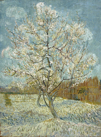 Vincent van Gogh - De roze perzikboom - The Pink Peach Tree - Large Art Prints by Vincent Van Gogh