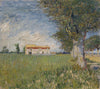 Farmhouse In A Wheat Field (Boerderij In Een Korenveld) - Vincent Van Gogh - Framed Prints