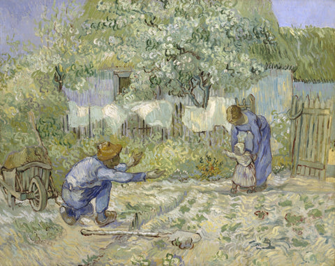 First Steps by Vincent van Gogh