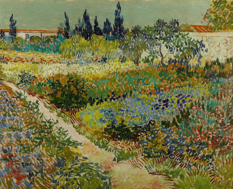 Vincent van Gogh - Garden at Arles - Framed Prints by Vincent Van Gogh