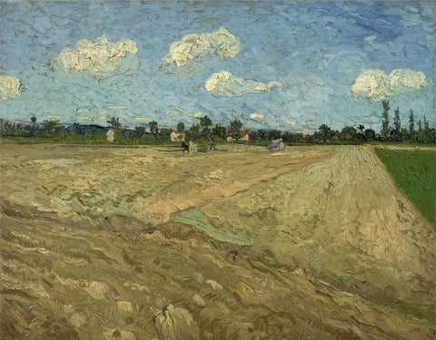 Vincent van Gogh - Geploegde akkers (De_voren) - Framed Prints by Vincent Van Gogh
