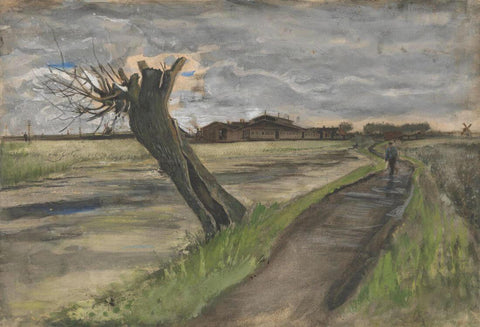 Pollard Willow - Vincent van Gogh - Post Impressionist - Large Art Prints