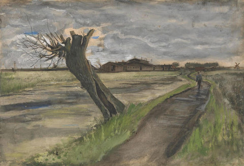 Pollard Willow - Vincent van Gogh - Post Impressionist by Vincent Van Gogh