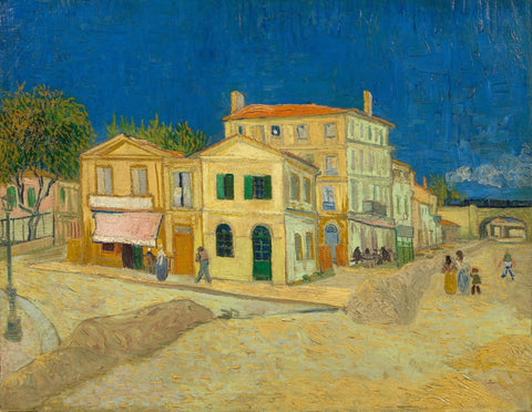 Vincent van Gogh - The Yellow House Arles - Posters by Vincent Van Gogh