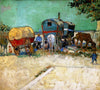 The Caravans - Gypsy Camp Near Arles - Canvas Prints