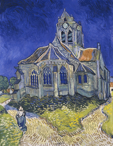 The Church at Auvers - Canvas Prints