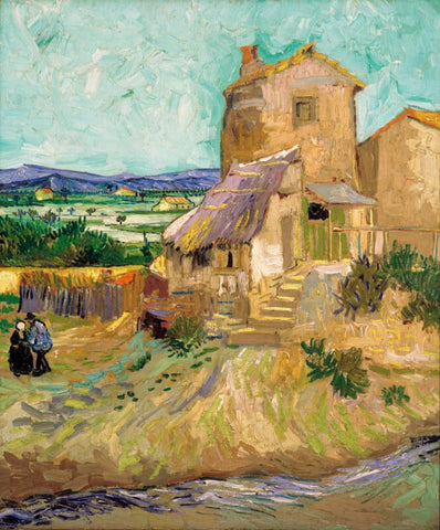 The Old Mill (1888) - Canvas Prints by Vincent Van Gogh