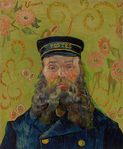 The Postman (Joseph-Étienne Roulin) - Canvas Prints by Vincent van Gogh