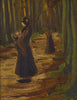 Two Women In A Wood - Vincent Van Gogh - Life Size Posters