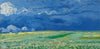 Wheatfield under Thunderclouds - Canvas Prints