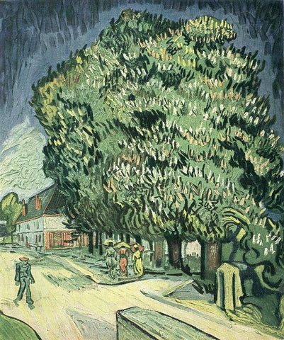 Blossoming Chestnut, 1890 - Large Art Prints by Vincent Van Gogh