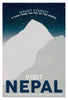 Vintage Poster - Visit Nepal - Canvas Prints