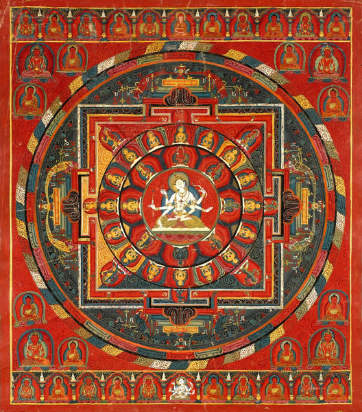 Ushnishavijaya Mandala c1500 - Framed Prints