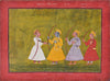 Vintage Indian Art - Ramayana - Five Folios From A Ramayana Series - Rajput Painting - Mewar - 18 Century - Canvas Prints