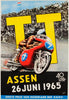 Vintage Isle of Man Tourist Trophy 1965 Poster - Art Prints