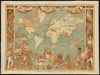 Vintage Map - British Empire In 1887 - Framed Prints