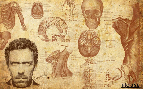 Vintage Medical Poster - Fan Art From House MD - Posters