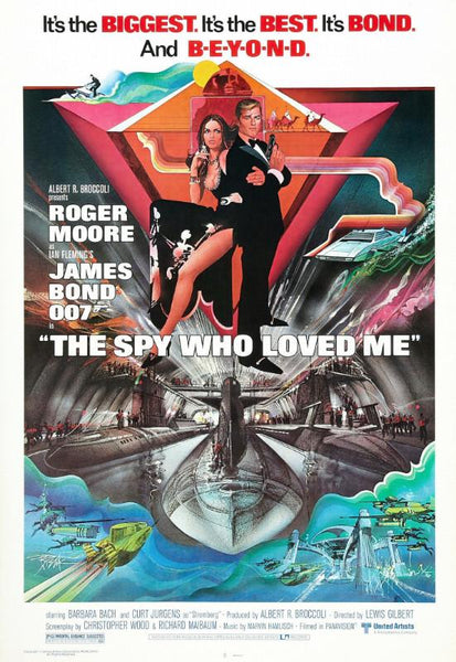 Vintage Movie Art Poster - The Spy Who Loved Me -  Tallenge Hollywood James Bond Poster Collection - Canvas Prints