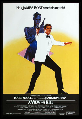 Vintage Movie Art Poster - View To A Kill - Tallenge Hollywood James Bond Poster Collection - Posters by Tallenge Store