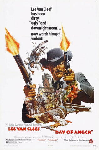 Vintage Movie Poster - Day Of Anger - Lee Van Cleef - Tallenge Hollywood Collection by Tim