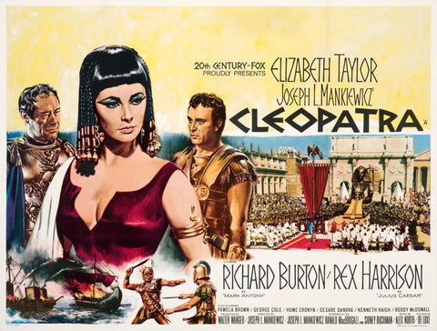Vintage Movie Poster - Elizabeth Taylor - Cleopatra - Tallenge Hollywood Collection by Tim