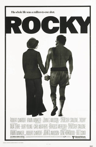 Vintage Movie Poster - Rocky - Sylvester Stallone - Tallenge Hollywood Collection - Life Size Posters by Tim