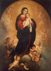 Virgin And Child In Glory - Bartolome Esteban Murillo - Canvas Prints