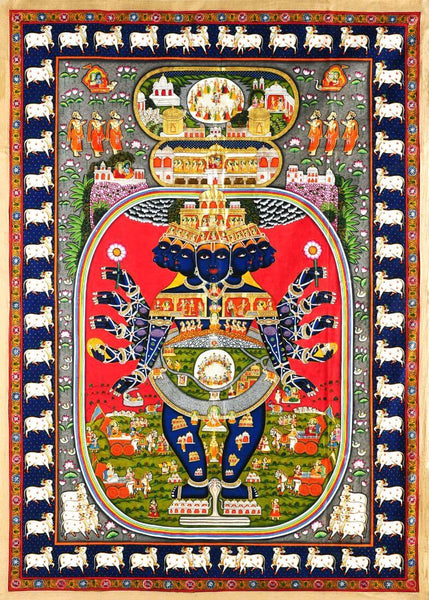 Vishnu Avatar - Pichwai Painting - Framed Prints