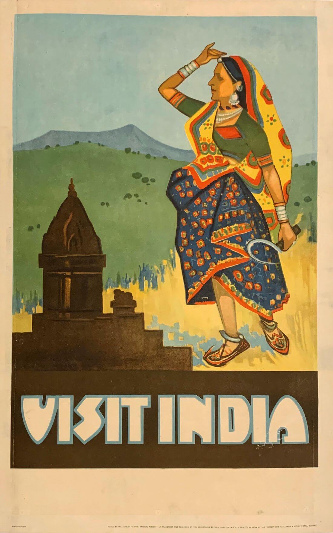 indian art poster