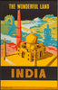 Visit India - Vintage Travel Poster - Life Size Posters