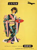 Visit Japan - Quantas - Vintage Travel Poster - Posters