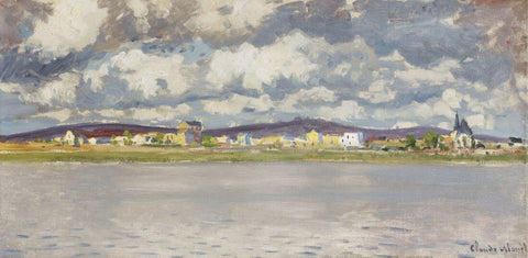 View Of Argenteuil (Vue D'Argenteuil) - Claude Monet Painting –  Impressionist Art - Canvas Prints