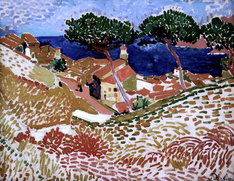 Vue de Collioure - View Of Collioure - Framed Prints by Andre Derain