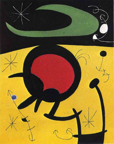 Joan Miro - Vuelo De Pajaros by Joan Miró