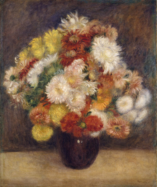 Bouquet of Chrysanthemums - Art Prints
