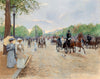 Walk on the Champs - Élysées - Paris (Balade sur les Champs - Élysées - Paris) - Jean Béraud Painting - Canvas Prints